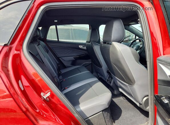 1V2GNPE80PC001860 2023 VOLKSWAGEN ID.4 Red უკანა სავარძლების ხედი