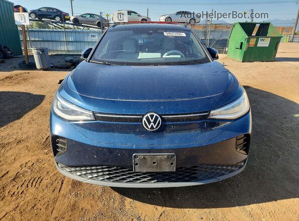1V2GNPE84PC006012 2023 VOLKSWAGEN ID.4 Blue Вид спереду