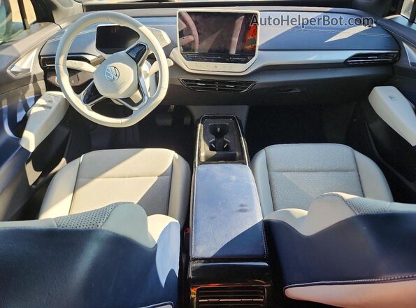 1V2GNPE84PC006012 2023 VOLKSWAGEN ID.4 Blue Вид панелі приладів