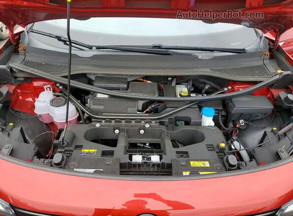 1V2GNPE87PC002732 2023 VOLKSWAGEN ID.4 Red Vista del compartimento del motor