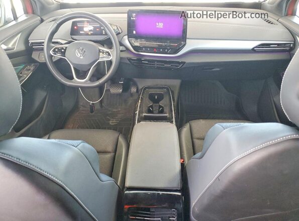 1V2GNPE88PC001413 2023 VOLKSWAGEN ID.4 Red Widok deski rozdzielczej
