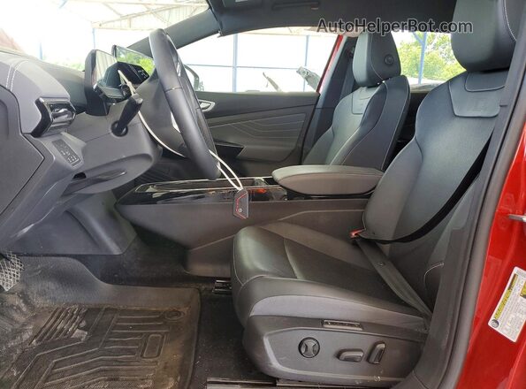 1V2GNPE88PC001413 2023 VOLKSWAGEN ID.4 Red Widok wnętrza z przodu