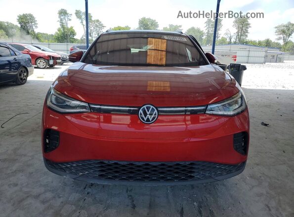 1V2GNPE88PC001413 2023 VOLKSWAGEN ID.4 Red Widok z przodu