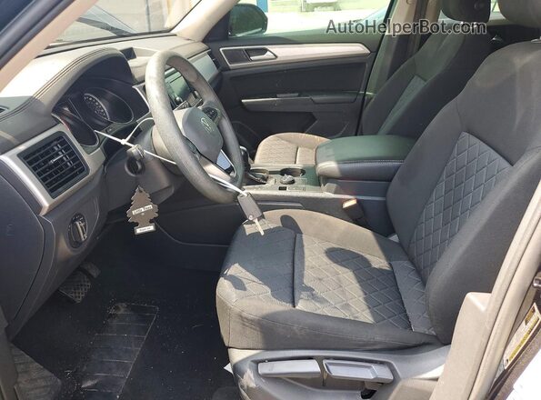 1V2GP2CA0MC533432 2021 VOLKSWAGEN ATLAS Black Widok wnętrza z przodu