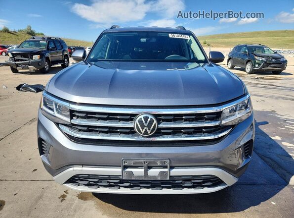 1V2GP2CA2MC600323 2021 VOLKSWAGEN ATLAS Gray წინა ხედი