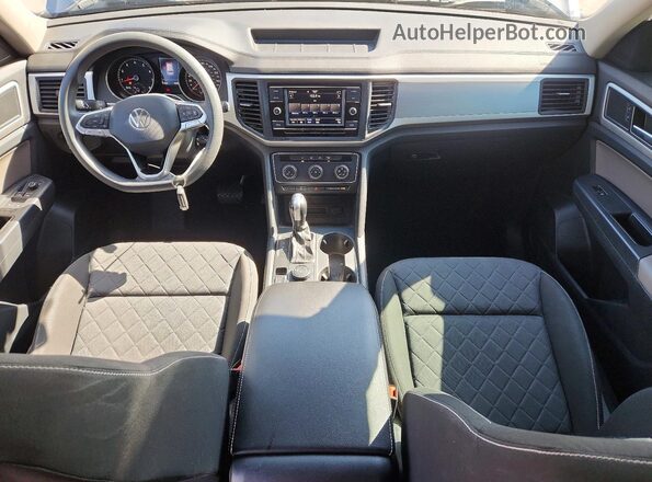 1V2GP2CA2MC600323 2021 VOLKSWAGEN ATLAS Gray წინა პანელის ხედი