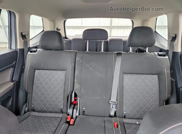 1V2GP2CA8MC593362 2021 VOLKSWAGEN ATLAS Gray უკანა სავარძლების ხედი