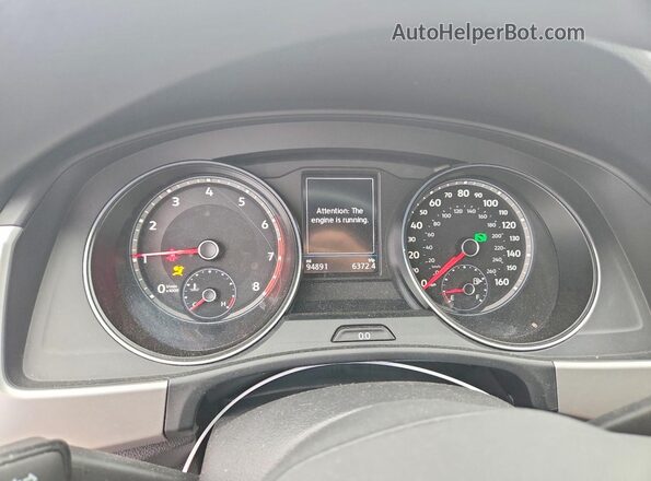 1V2GP2CA8MC593362 2021 VOLKSWAGEN ATLAS Gray ხელსაწყოთა პანელის ხედი