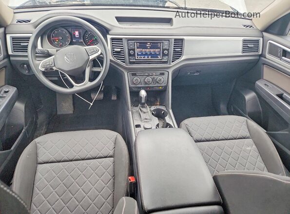 1V2GP2CA8MC593362 2021 VOLKSWAGEN ATLAS Gray წინა პანელის ხედი