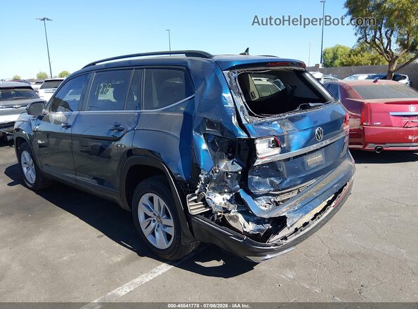 1V2GP2CA9MC609441 2021 VOLKSWAGEN ATLAS Blue Widok z przodu