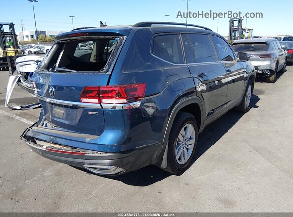 1V2GP2CA9MC609441 2021 VOLKSWAGEN ATLAS Blue Tył prawy