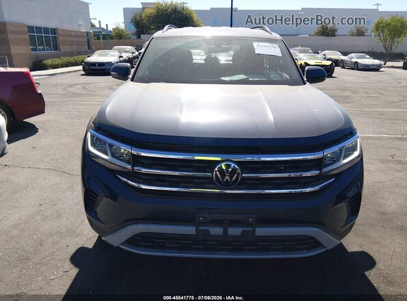1V2GP2CA9MC609441 2021 VOLKSWAGEN ATLAS Blue Widok zestawu wskaźników