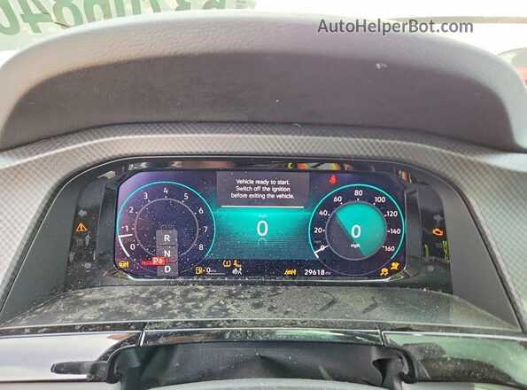 1V2GR2CA1RC622170 2024 VOLKSWAGEN ATLAS Белый Вид щитка приборов