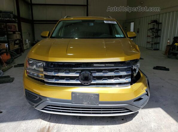 1V2GR2CA2JC526312 2018 VOLKSWAGEN ATLAS Gold Widok z przodu