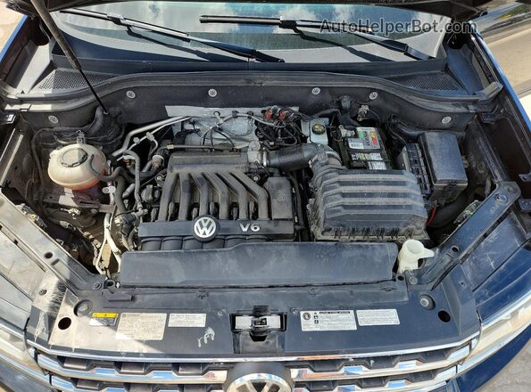 1V2GR2CA3KC554900 2019 VOLKSWAGEN ATLAS Black Vista del compartimento del motor