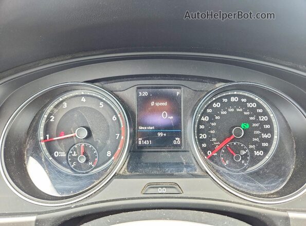 1V2GR2CA6KC607640 2019 VOLKSWAGEN ATLAS Black Սարքավորումների վահանակի տեսք