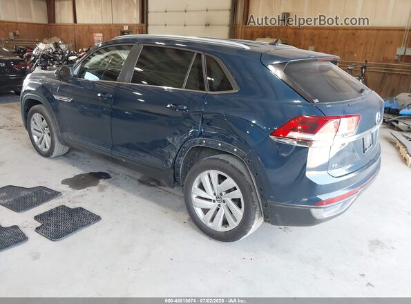 1V2HC2CA4MC207052 2021 VOLKSWAGEN ATLAS Blue Tył lewy