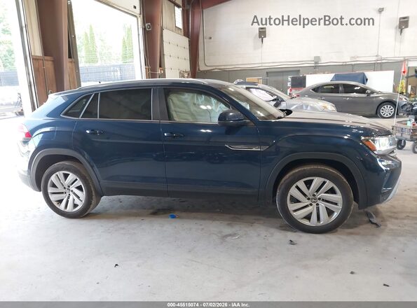 1V2HC2CA4MC207052 2021 VOLKSWAGEN ATLAS Blue Widok wnętrza z tyłu