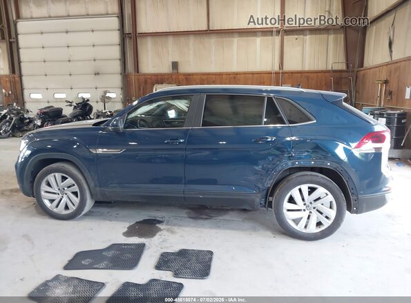 1V2HC2CA4MC207052 2021 VOLKSWAGEN ATLAS Blue Widok wnętrza 360 stopni