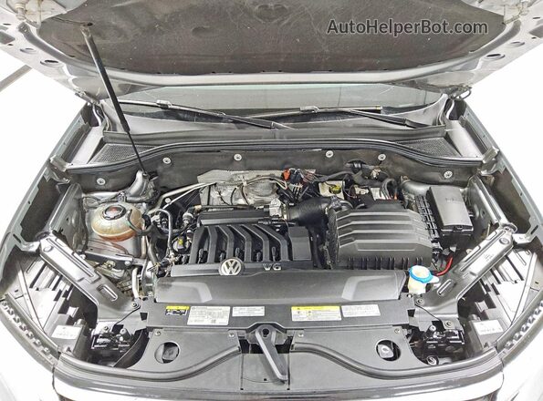 1V2HE2CA0NC217511 2022 VOLKSWAGEN ATLAS Silver Engine compartment view