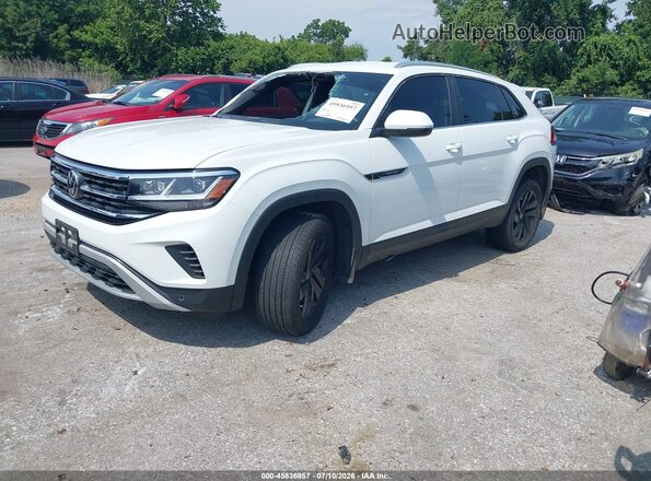 1V2HE2CA0PC212411 2023 VOLKSWAGEN ATLAS Белый Передняя левая четверть