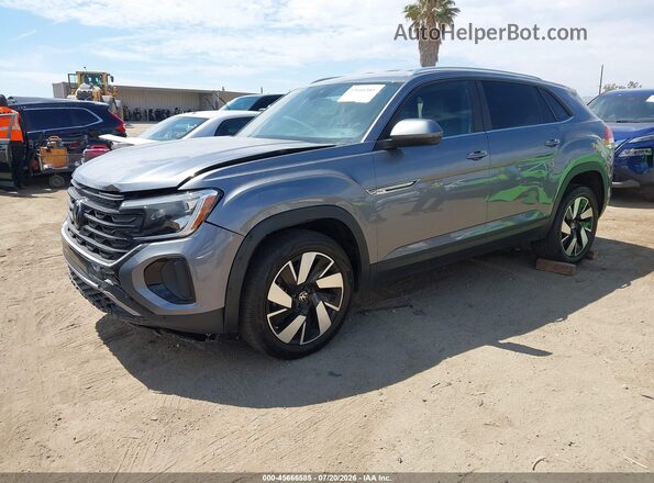 1V2HE2CA2RC236146 2024 VOLKSWAGEN ATLAS Gray Передня ліва чверть