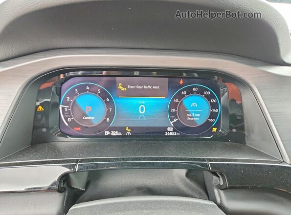 1V2HE2CA4SC227163 2025 VOLKSWAGEN ATLAS Silver Widok zestawu wskaźników
