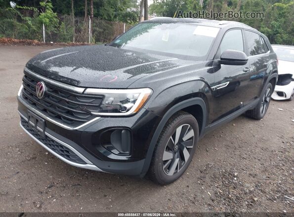 1V2HE2CA5RC243723 2024 VOLKSWAGEN ATLAS Черный Передняя левая четверть