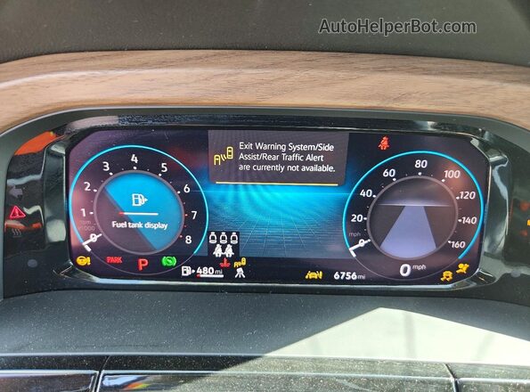 1V2HN2CA2TC550340 2026 VOLKSWAGEN ATLAS Silver Instrument cluster view