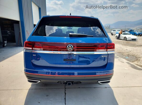 1V2HN2CA6TC527479 2026 VOLKSWAGEN ATLAS Blue Вид ззаду