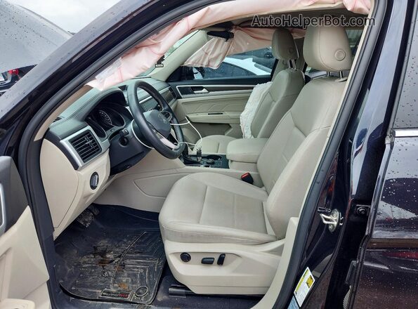 1V2HP2CAXMC559864 2021 VOLKSWAGEN ATLAS Black Front interior view
