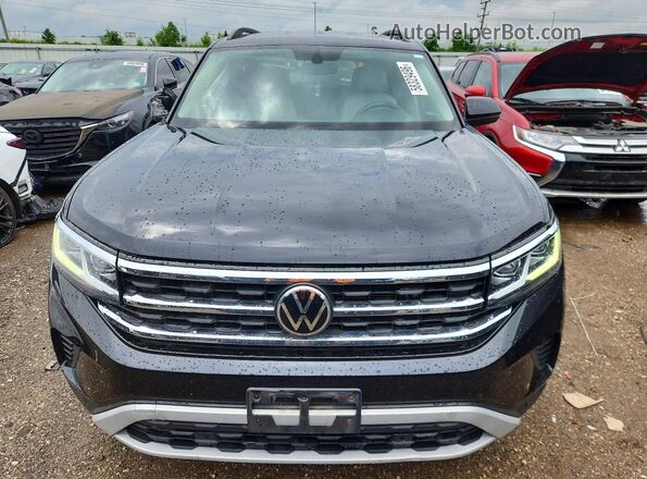 1V2HP2CAXMC559864 2021 VOLKSWAGEN ATLAS Black Front view
