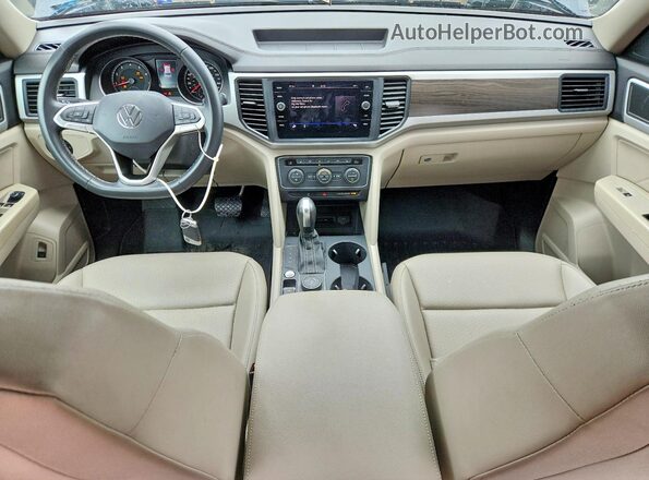 1V2HP2CAXMC559864 2021 VOLKSWAGEN ATLAS Black Dashboard view