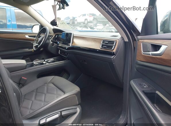 1V2HR2CA0RC581731 2024 VOLKSWAGEN ATLAS Черный Вид салона спереди