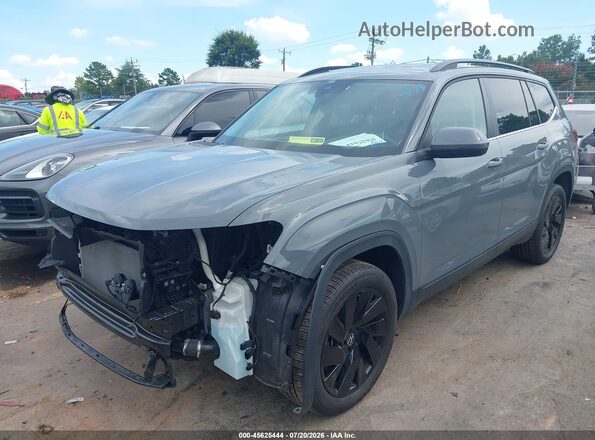1V2HR2CA0SC512236 2025 VOLKSWAGEN ATLAS Gray Առջևի ձախ երեք քառորդ տեսարան