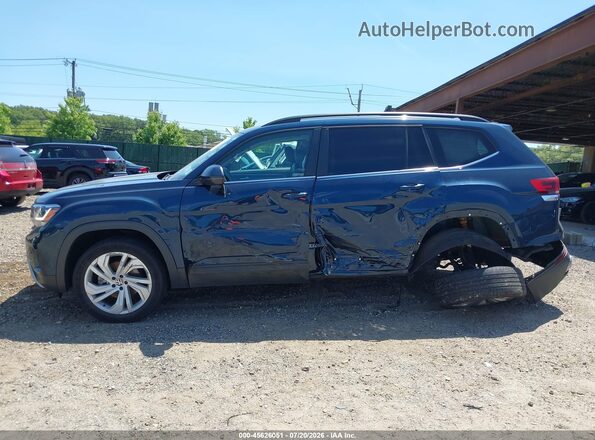 1V2HR2CA1MC587661 2021 VOLKSWAGEN ATLAS Синий Панорамный вид салона 360°