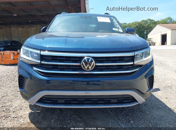 1V2HR2CA1MC587661 2021 VOLKSWAGEN ATLAS Синий Вид щитка приборов