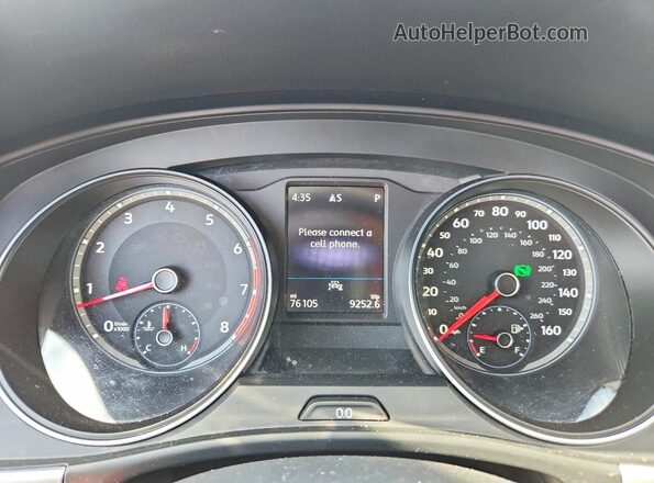 1V2HR2CA2MC572473 2021 VOLKSWAGEN ATLAS Blue Vista del cuadro de instrumentos