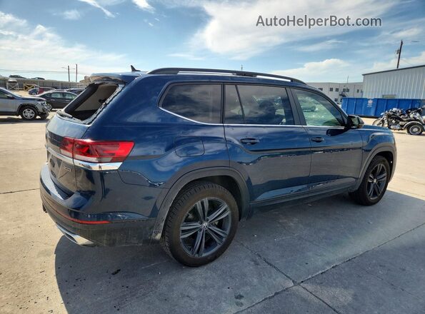 1V2HR2CA2MC572473 2021 VOLKSWAGEN ATLAS Blue Trasero derecho