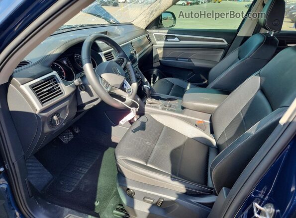 1V2HR2CA2MC572473 2021 VOLKSWAGEN ATLAS Blue Vista interior delantera