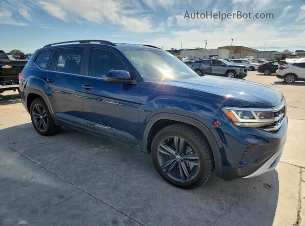 1V2HR2CA2MC572473 2021 VOLKSWAGEN ATLAS Blue Delantero derecho