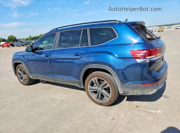 1V2HR2CA2MC572473 2021 VOLKSWAGEN ATLAS Blue Trasero izquierdo
