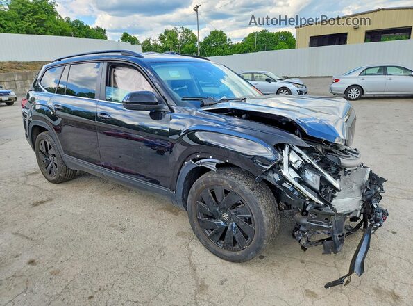 1V2HR2CA2RC512183 2024 VOLKSWAGEN ATLAS Black Przód prawy