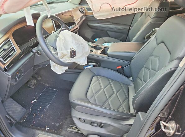 1V2HR2CA2RC512183 2024 VOLKSWAGEN ATLAS Black Widok wnętrza z przodu
