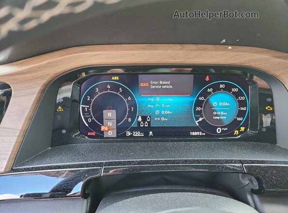 1V2HR2CA2RC512183 2024 VOLKSWAGEN ATLAS Black Widok zestawu wskaźników