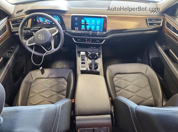 1V2HR2CA2SC518782 2025 VOLKSWAGEN ATLAS Gray Dashboard view