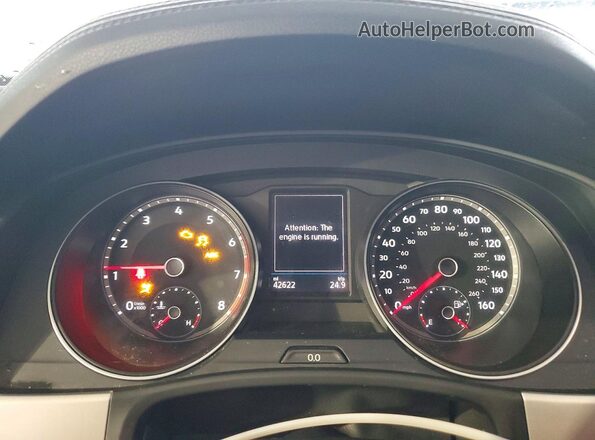 1V2HR2CA3MC562874 2021 VOLKSWAGEN ATLAS White Widok zestawu wskaźników