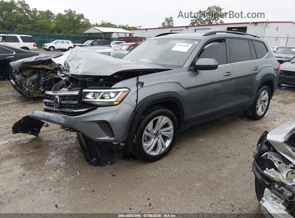 1V2HR2CA3NC544795 2022 VOLKSWAGEN ATLAS Gray Vista tres cuartos delantera izquierda