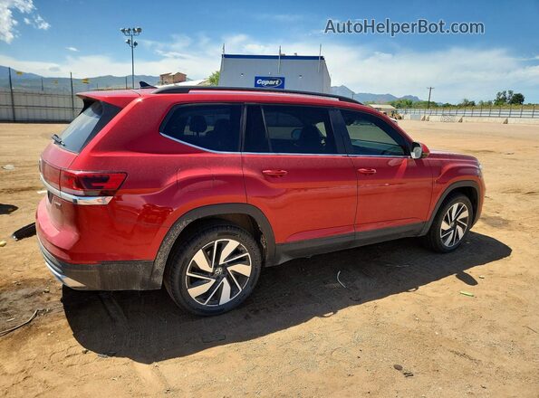 1V2HR2CA3RC541076 2024 VOLKSWAGEN ATLAS Красный Задняя правая четверть