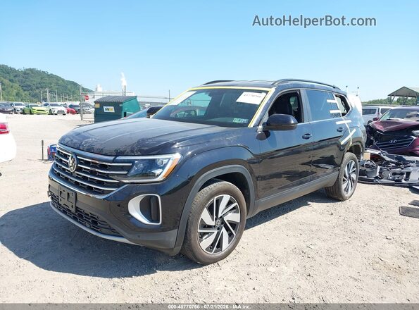 1V2HR2CA3RC595963 2024 VOLKSWAGEN ATLAS Черный Передняя левая четверть